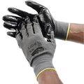 Pip G-Tek Nitrile Coated Nylon Grip Gloves, Black/Gray, Large, 12PK 34-C232/L